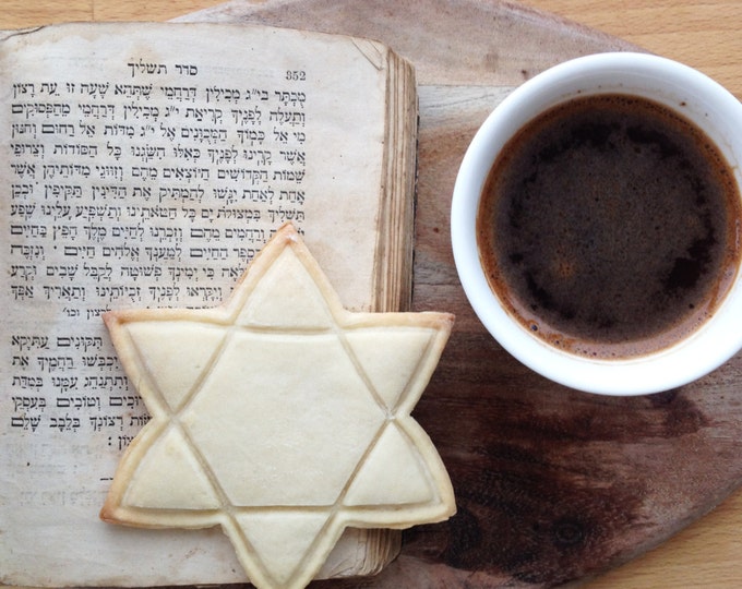 David Star cookie cutter. Jewish Star cookie stamp. Jewish cookies