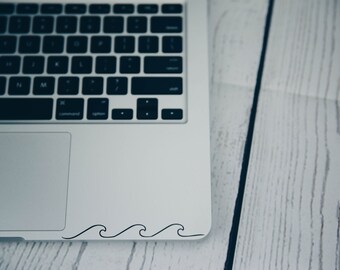 Wave MacBook Decal- Wave Decal- Wave Laptop Decal