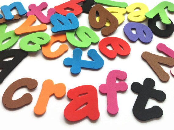 Alphabet Letter Sets Self-adhesive EVA foam Die Cut Lower