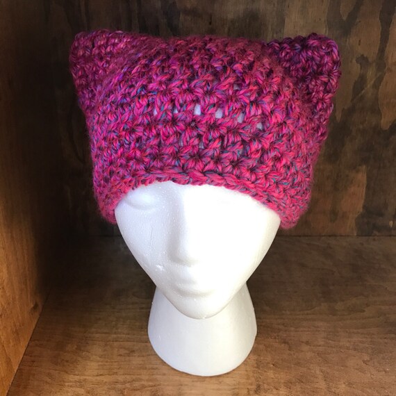 FREE SHIP // Nicki Meownaj Pink Pussyhat // women's beanies // Pink Pussyhat Project