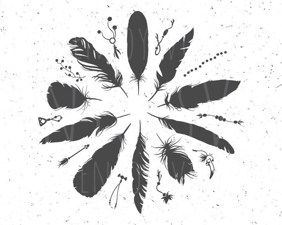 Download Boho Feathers SVG file Boho Feathers SVG Boho svg Feather ...