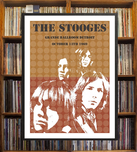 Stooges/ Iggy Pop Concert Poster
