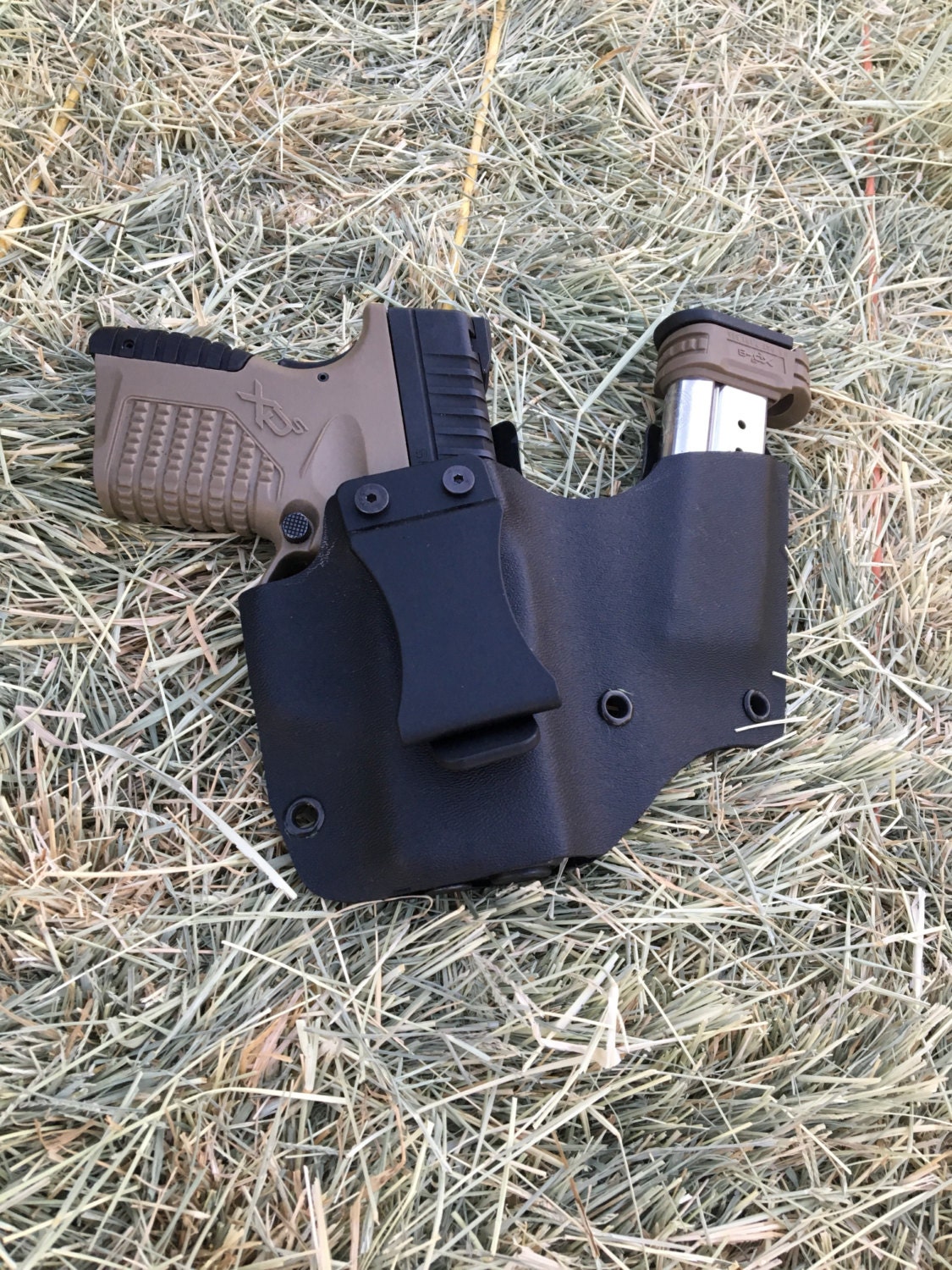 XDs 9mm IWB Mag Kydex Holster