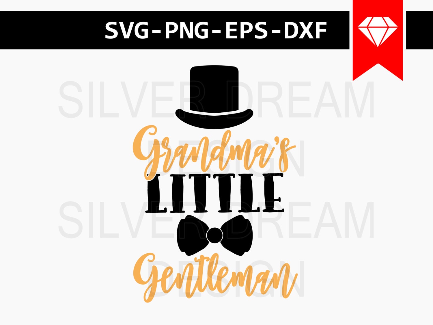 Download grandma's little gentleman svg grandma baby boy svg