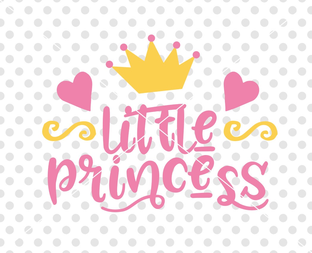 Download Little Princess SVG DXF Cutting File Baby Girl SVG Dxf Cut