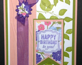 Fancy birthday card | Etsy