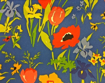 Vintage BloomCraft Spring Cotton Designer Fabric by the yard