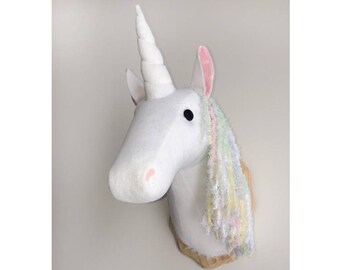 Unicorn Head Wall Decor unicorn head fake taxidermy unicorn head decoration fake Unicorn Head Wall Decor unicorn head fake taxidermy unicorn head decoration fake