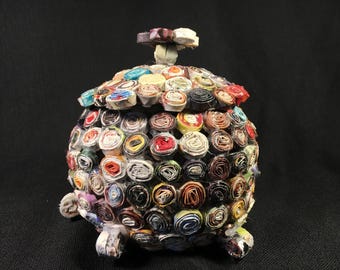 Capped Paper Bowl