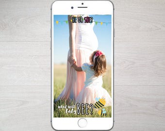 Gender Reveal Snapchat Filter - Bee