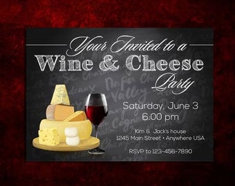 Wine And Cheese Party Invitations 9
