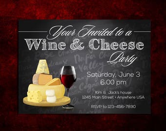 Wine And Cheese Party Invitations 9