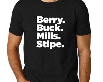 berry buck mills stipe t shirt