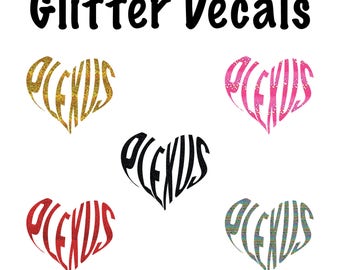 Plexus Heart Decal, plexus swag, plexus Car Decal