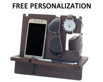 Charging Station, Christmas Gifts for Him, Dad Birthday Gifts, Anniversary Gift for Boyfriend, Husband Christmas Gifts Dad, Docking Station