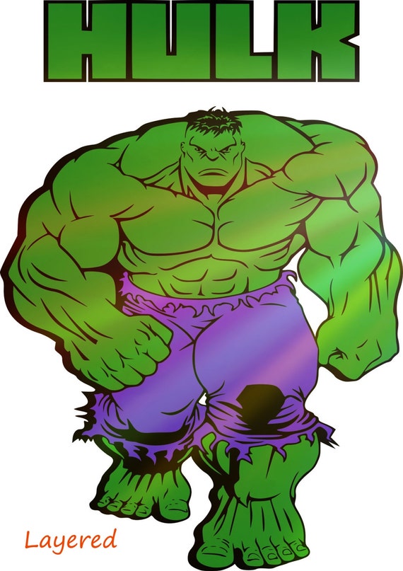 Download Hulk layered SVG Hulk SVG Hulk svg made for Cricut and