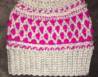 Moroccan Dreams Messy Bun Hat Pattern