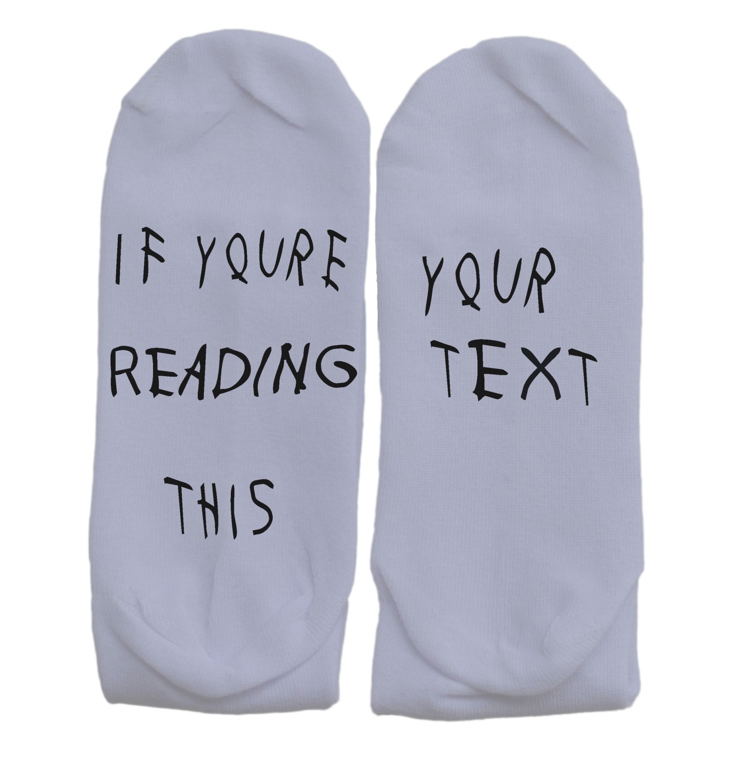If Youre Reading This Personalized Socks Custom Socks