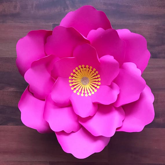 PDF Paper Flower Template Digital Version Now Including The