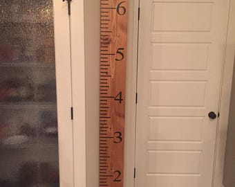 free printable 6 foot growth chart ruler