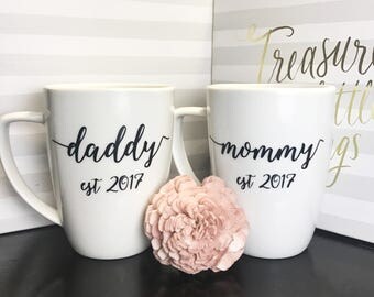 New Parents Mug / New Mom Dad / Grandparent / Aunt Uncle / Customizable