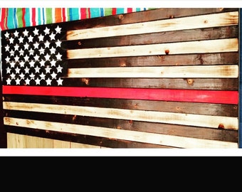 3 Ft American Flag (fire dept)