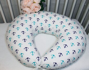 Nursing Pillow, Baby Pillow, Breast Feeding Pillow,Boppy Slip Pillowб Boppy Cover, Newborn Lounger Cover, Nursery Decor, Crib Bedding