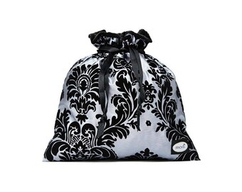 Silver Victorian Drop in Camera Bag