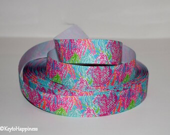 Multi Colored 7/8" Grosgrain Ribbon 743