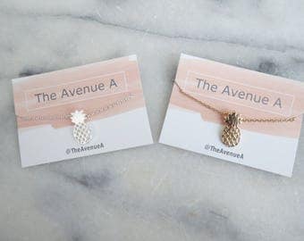 Pineapple Necklace, gold pineapple earrings, summer necklace, minimalist jewelry, silver pineapple necklace, minimalist necklace