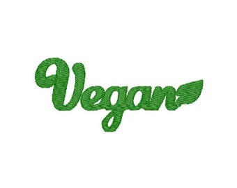 Vegan Machine Embroidery Design – Instant Download (PES, DST, and MORE)