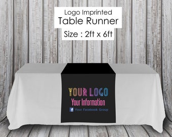 LLR Custom LuLa LLR Fashion Consultant Black LLR Table Runner for Boutique and Popup Party - Quick Turnaround