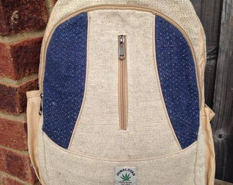 Hemp backpack - made in Nepal - Hemp love bags