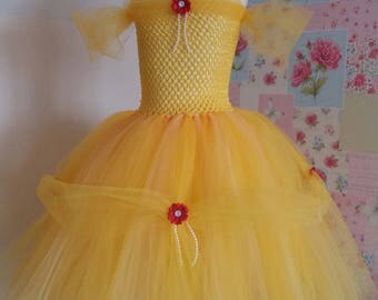Items similar to Belle from Beauty and the Beast Tutu Dress on Etsy