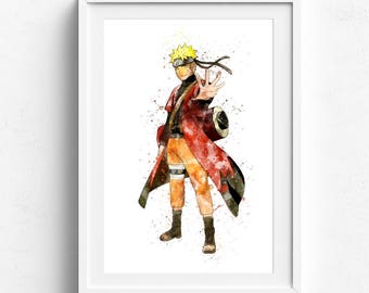 Naruto poster, anime poster, naruto print, naruto anime, manga poster, video game poster, naruto uzumaki art, naruto manga, kids wall art