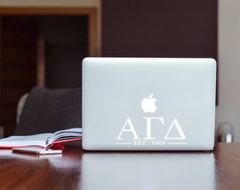 Alpha Gamma Delta Sorority Macbook Sticker