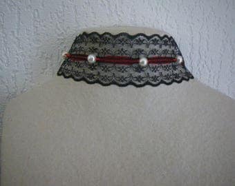 Crew neck collar lace chic & trend