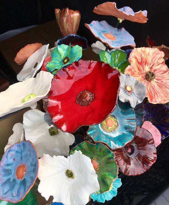 Handmade Ceramic Flowers