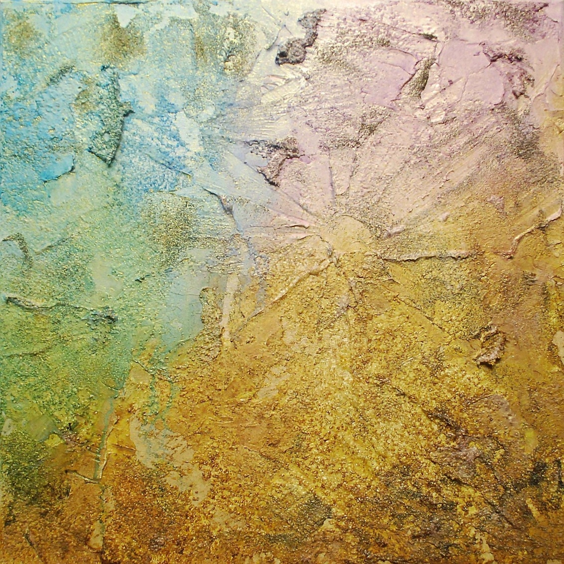 original mixed media abstract textured painting by ModernHouseArt