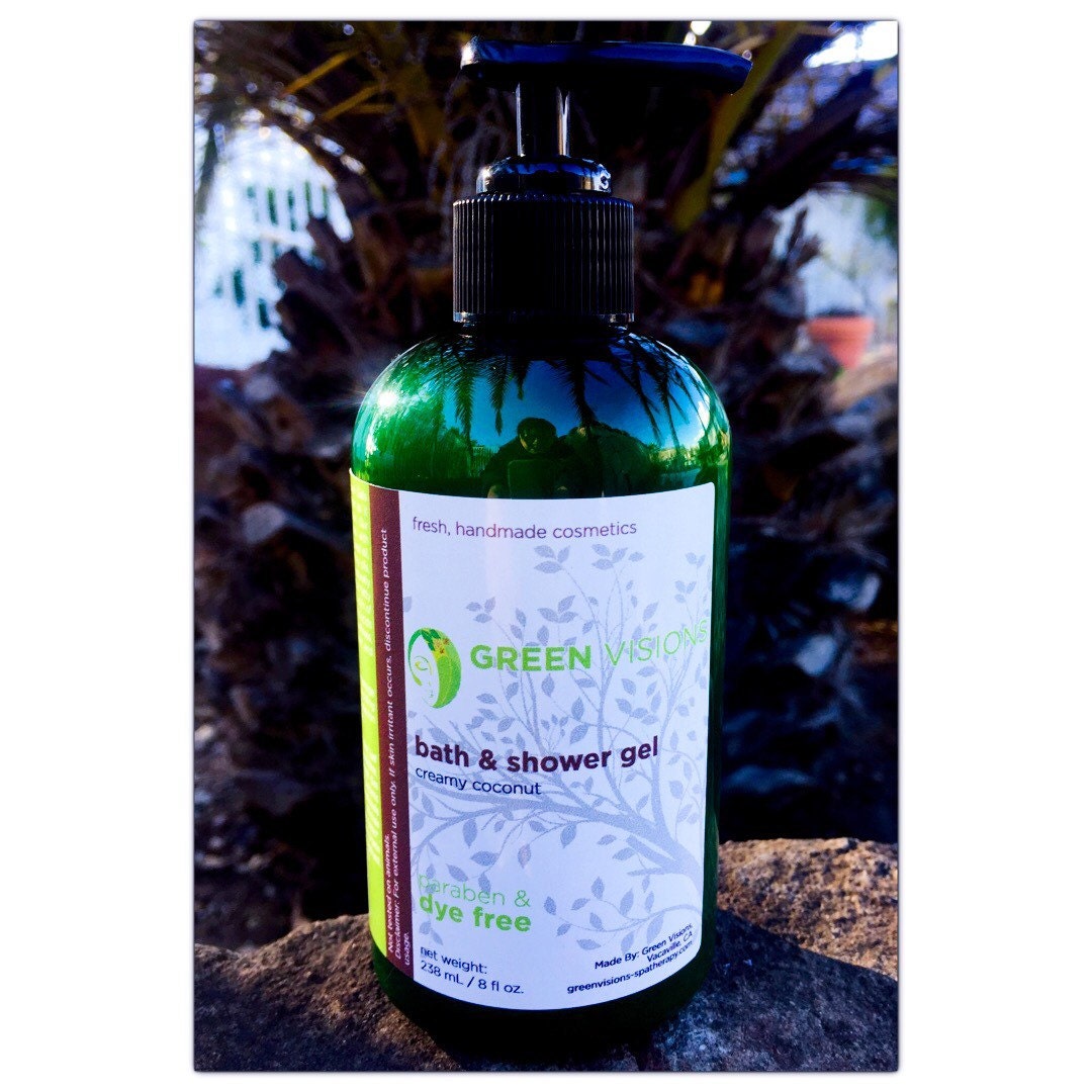 Aromatherapy Organic Bath & Shower Gel by greenvisions on Etsy