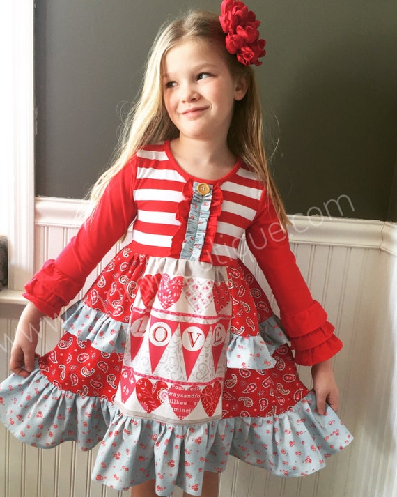 Girls shop valentine dress