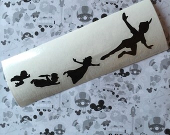 Peter Pan, Wendy, Michael, John "I Can Fly" Disney Inspired Vinyl Car, Laptop, or Decor Decal