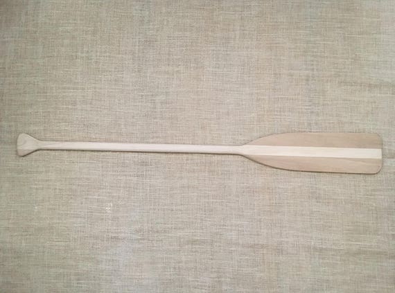 52 Paddle Unfinished Wood Oar for Nautical Beach / Lake