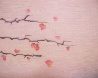 Vintage haori S321, pink, peach