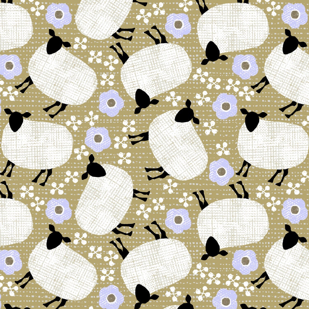 Wooly Sheep Fabric Wooly Sheep By Ottomanbrim Scandi