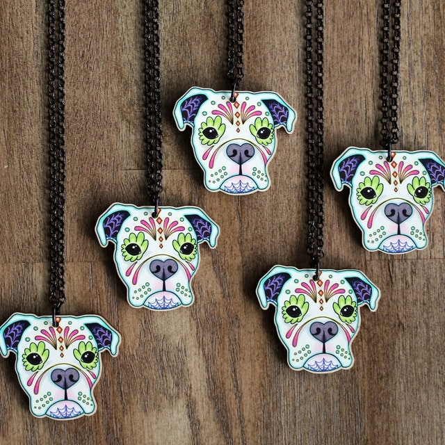 Pretty In Ink Day of the Dead Art Jewelry & by