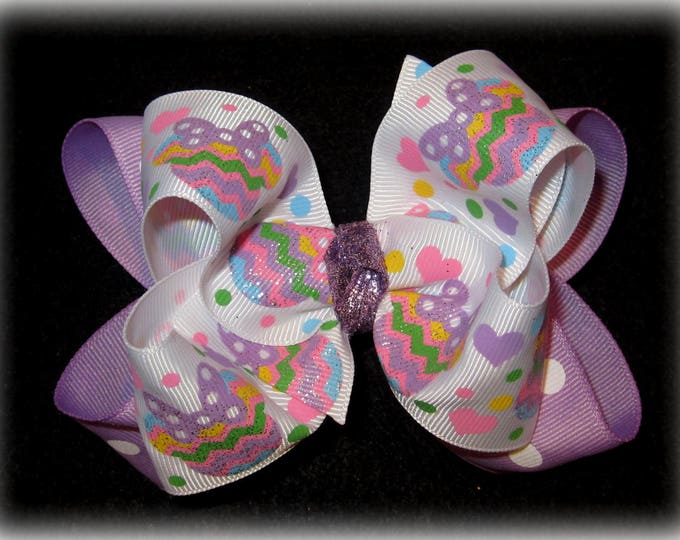 Easter Hairbows, Minnie Mouse Easter Bows, Minnie Mouse Hair Bows, Easter Hair Bows, Girls Easter Bows, Spring Bow, Pastel Bows, Minnie Band