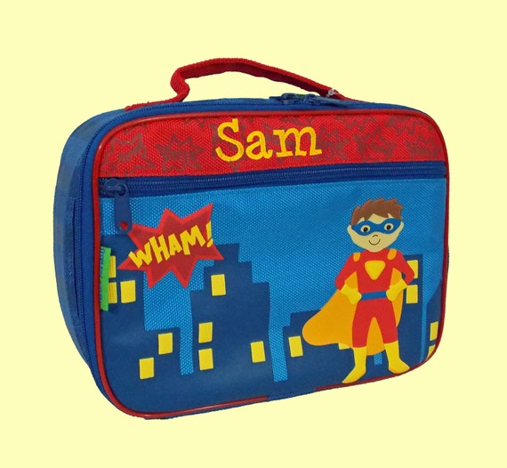 Personalized Stephen Joseph SUPER HERO Lunchbox