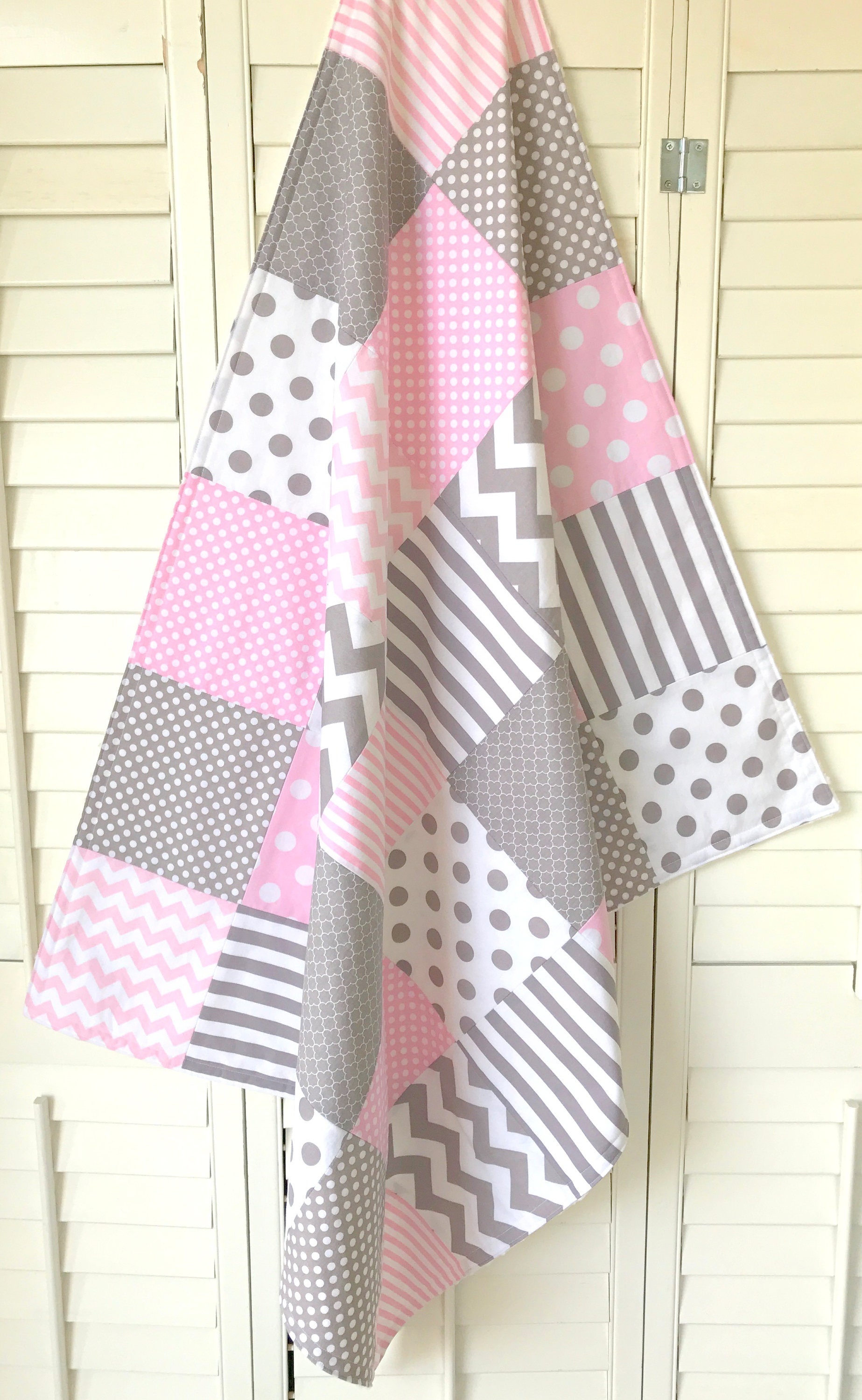 Baby Girl Blanket Nursery Decor Crib Blanket Girl