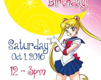 Sailor moon birthday | Etsy